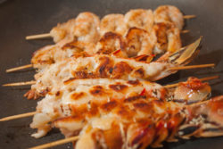 Shrimp skewers