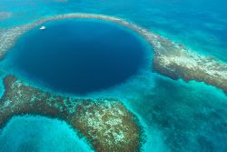 Aerial view of ocean