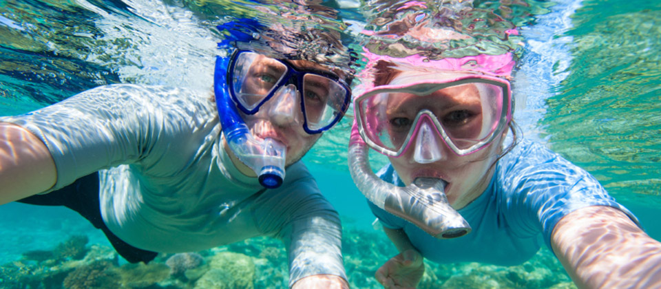 Couple Snorkeling