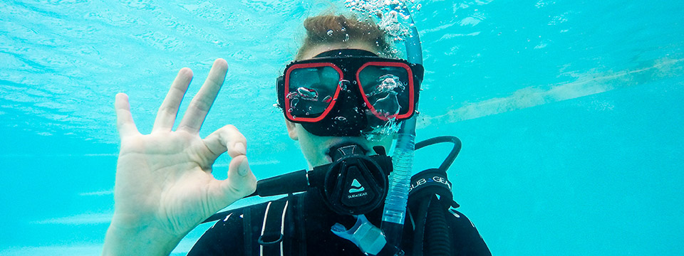 Scuba Diver close-up