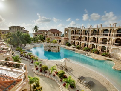 Coco Beach Resort Luxury Belize Resort Large Salwater Pool