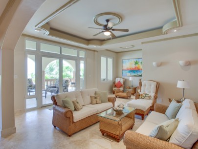 Villa Paraiso Belize Luxury Vacation Rental Living Room