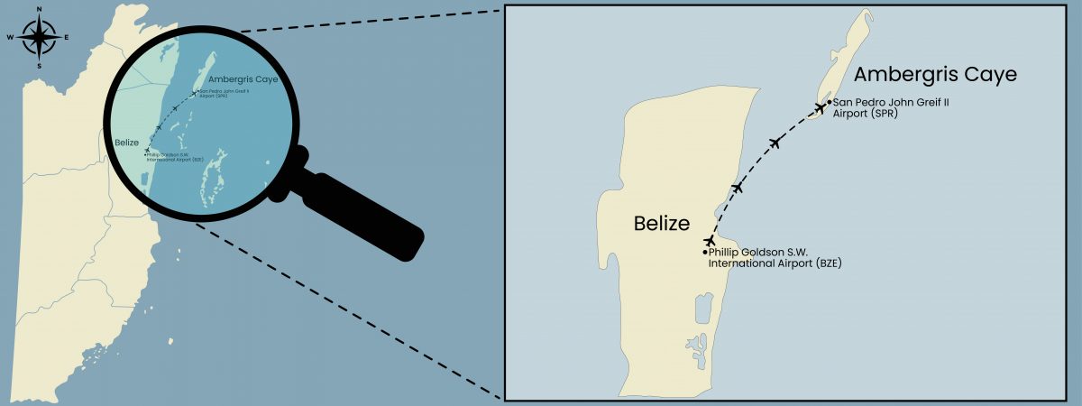 Getting from Belize Internation to San Pedro Town, Ambergris Caye