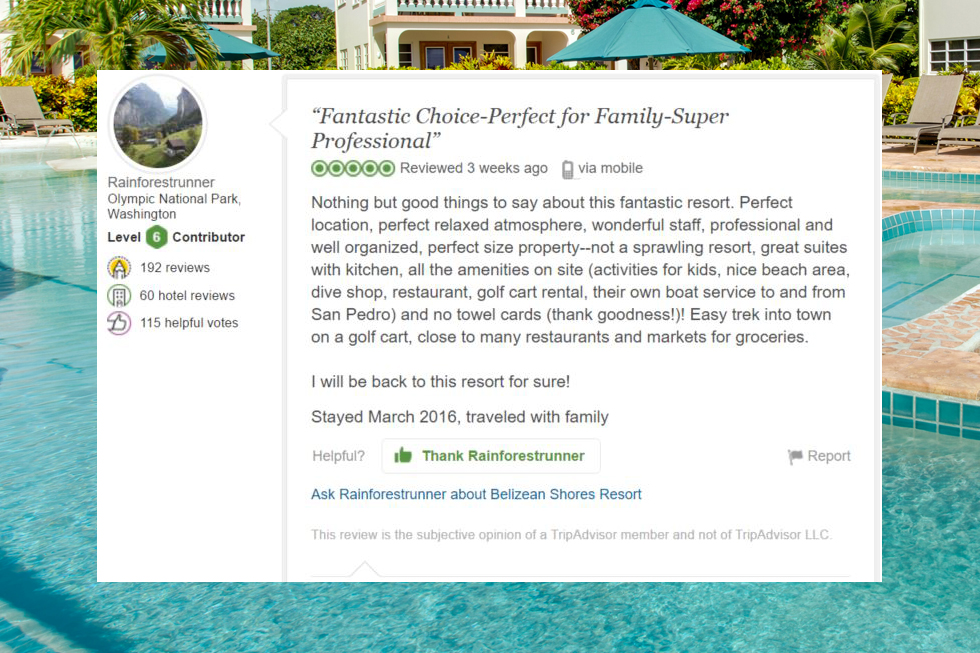 Belizean Shores Resort review