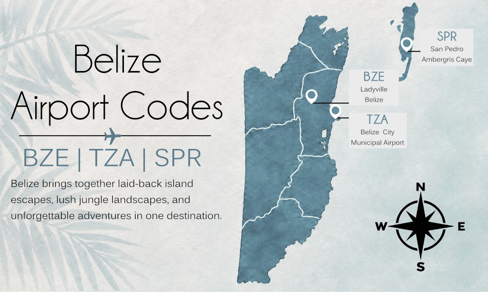 Belize Airport Codes: BZE, TZA, SPR & What They Mean