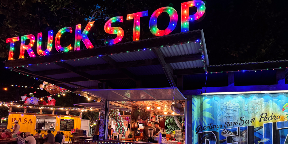 The Truck Stop Belize: San Pedro’s Best Food Park