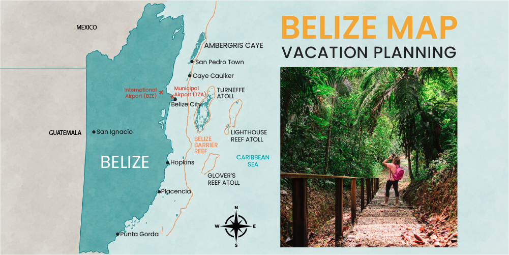 Belize Map Guide: Regions, Islands, Reef & Travel Planning