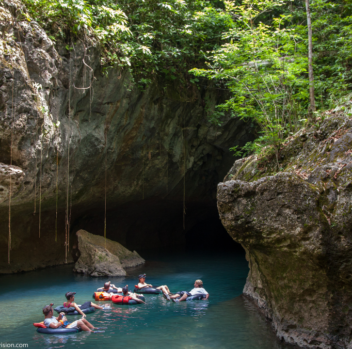 Float Through Caves