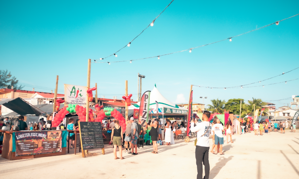 Visitors exploring San Pedro during an Ambergris Caye vacation